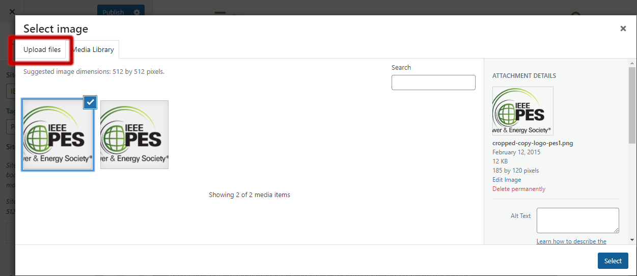 IEEE PES (Official) Theme – IEEE Entity Web Hosting Knowledgebase